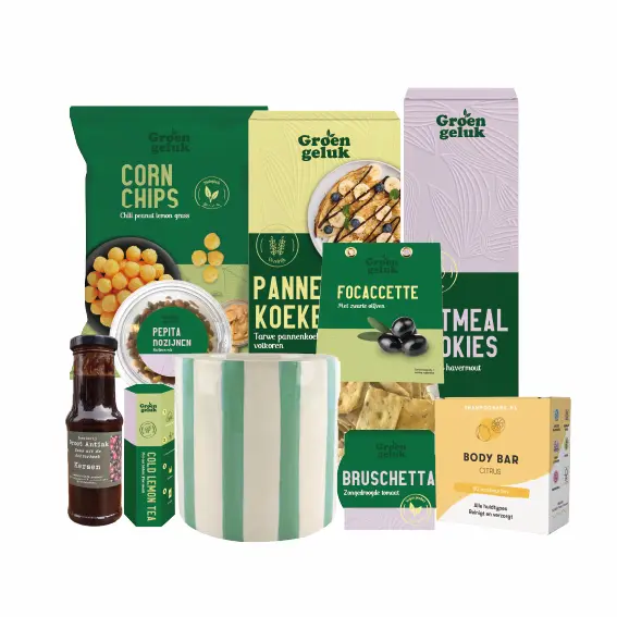 Kerstpakket groen geluk