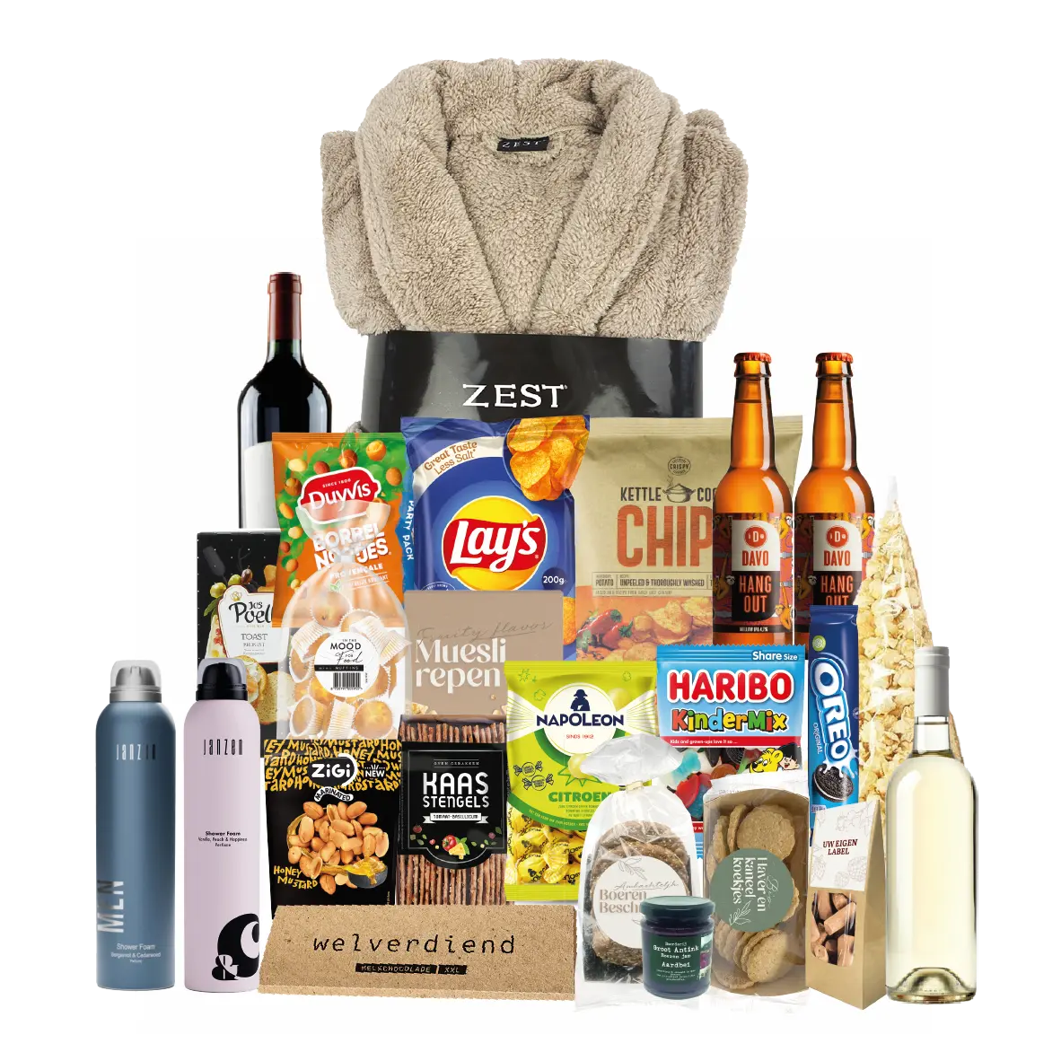 Kerstpakket genieten