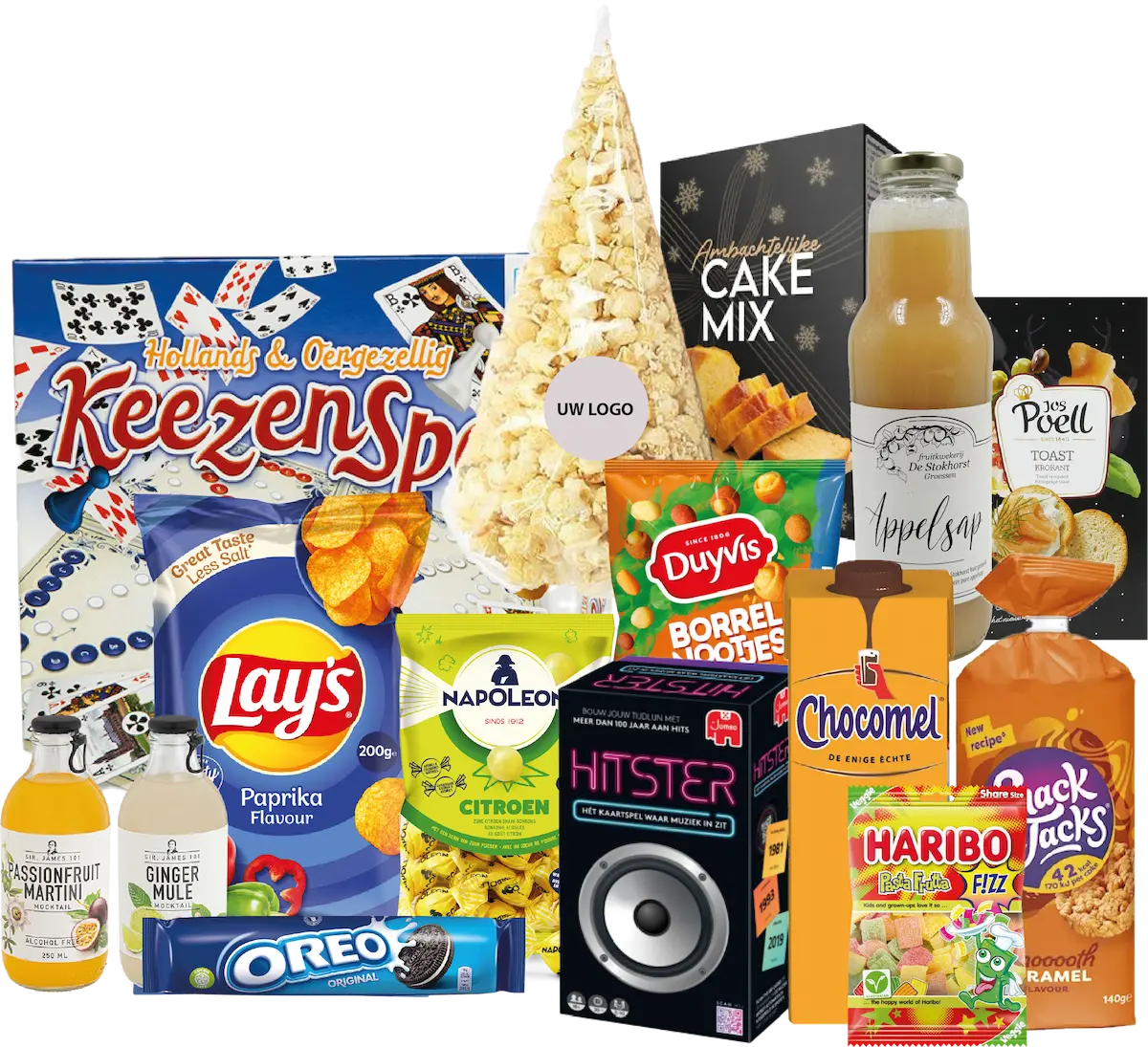 Spel & borrel kerstpakket